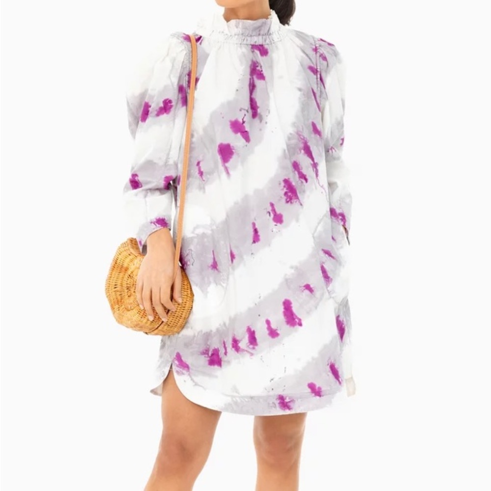 Sea New York Fuschia Tie Dye Tamara Tunic Dress